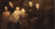 Eugene Carriere The Painter's Family oil
